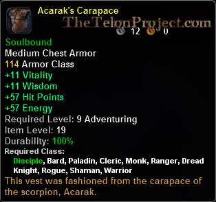 Acarak's Carapace