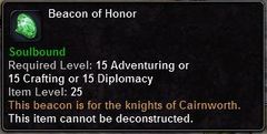 In-game tooltip for Beacon Of Honor