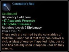 In-game tooltip for Constables Rod