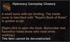 In-game tooltip for Diplomacy Gameplay Glossary