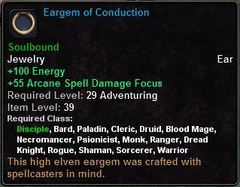 In-game tooltip for Eargem of Conduction