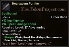 In-game tooltip for Heartsworn Purifier