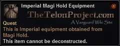 In-game tooltip for IMperial Magi Hold Equipment