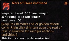 In-game tooltip for Mark of Chaos Undivided