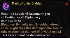 In-game tooltip for Mark of Unity Divided