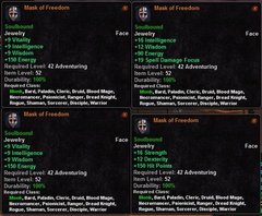 In-game tooltip for Mask of Freedom