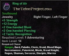 In-game tooltip for Ring of Air
