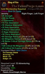 In-game tooltip for Ring of Fire