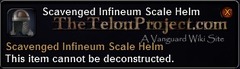 In-game tooltip for Scavenged Infineum Scale Helm