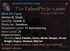 In-game tooltip for Scout's Ammo Case