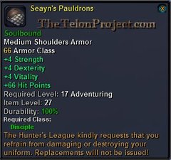 In-game tooltip for Seayn's Pauldrons