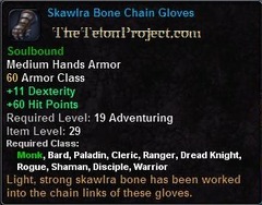 In-game tooltip for Skawlra Bone Chain Gloves