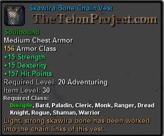 In-game tooltip for Skawlra Bone Chain Vest