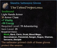 In-game tooltip for Skawlra Saltweave Gloves