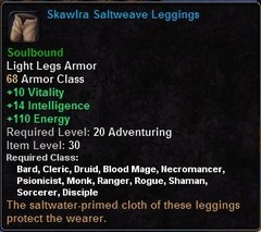 In-game tooltip for Skawlra Saltweave Leggings
