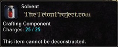 In-game tooltip for Solvent