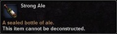 In-game tooltip for Strong Ale