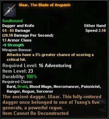 In-game tooltip for Ulaar, The Blade Of Anguish