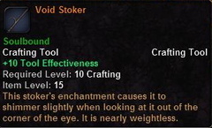 In-game tooltip for Void Stoker