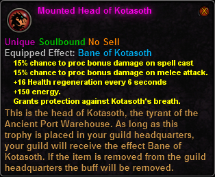 In-game tooltip for Mounted Head of Kotasoth