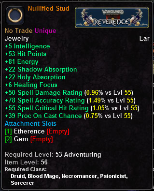 In-game tooltip for Nullified Stud