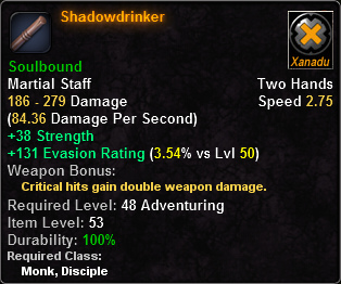 In-game tooltip for Shadowdrinker