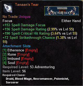 In-game tooltip for Tanaan's Tear