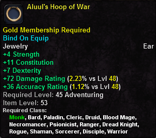 In-game tooltip for Aluul's Hoop of War