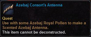 In-game tooltip for Azebaj Consort's Antenna