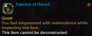 In-game tooltip for Essence of Hatred