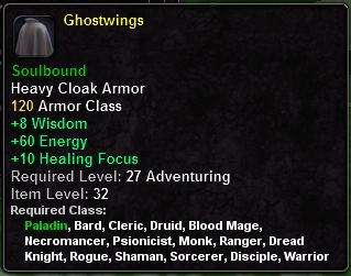 In-game tooltip for Ghostwings