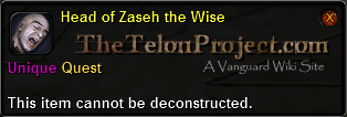 In-game tooltip for Head of Zaseh the Wise