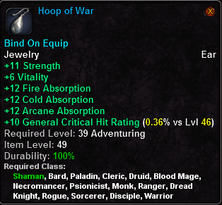 In-game tooltip for Hoop of War