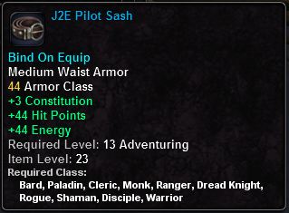 In-game tooltip for J2E Pilot Sash