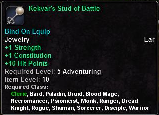 In-game tooltip for Kekvar's Stud of Battle