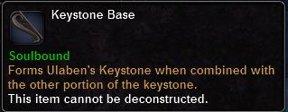 In-game tooltip for Keystone Base