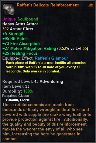 In-game tooltip for Raffen s_Delicate_Reinforcement
