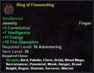 In-game tooltip for Ring Of Firewarding