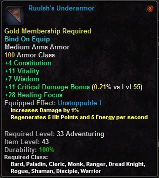 In-game tooltip for Ruulsh s Underarmor