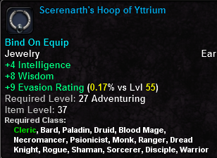In-game tooltip for Scerenarth's Hoop of Yttrium