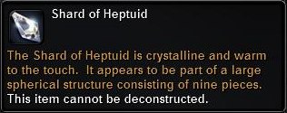 In-game tooltip for Shard Of Heptuid