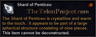 In-game tooltip for Shard Of Penticeu
