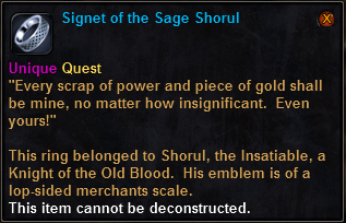 In-game tooltip for Signet_of_the_Sage_Shorul