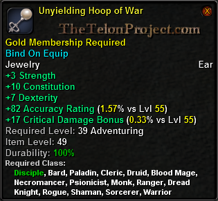 In-game tooltip for Unyielding Hoop of War