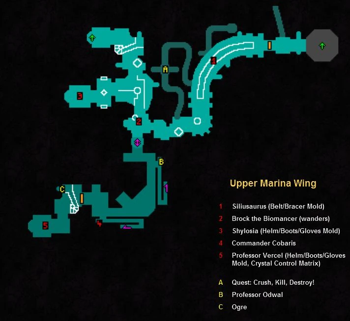 Map of Ancient Port Warehouse