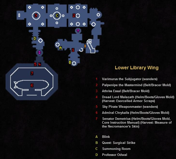 Map of Ancient Port Warehouse