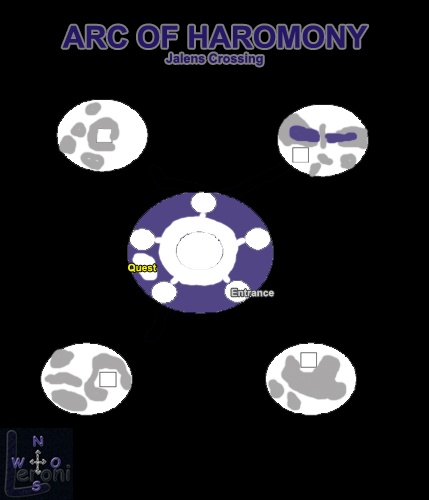 Map of Arks of Harmony