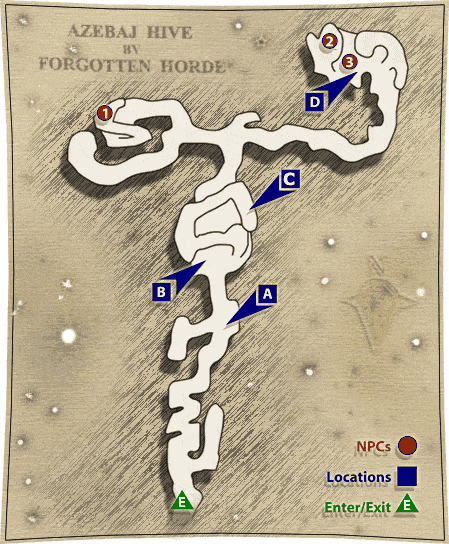 Map of Azebaj Hive