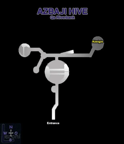 Map of Azebaj Hive