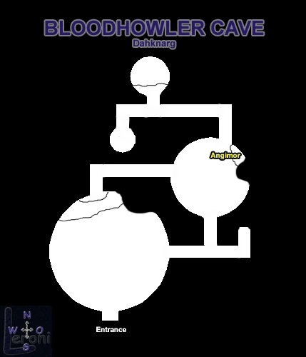 Map of Bloodhowler's Cave
